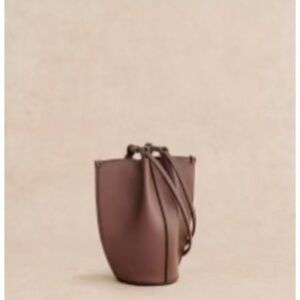 Sézane nano Romie bag smooth chocolate